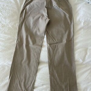Piazza Sempione Tan Chinos Straight-Leg Cotton